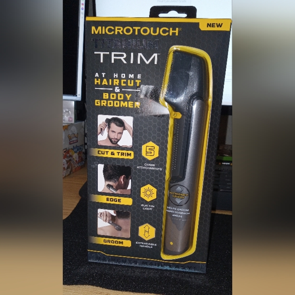Microtouch Titanium Trim Groomer NIB
